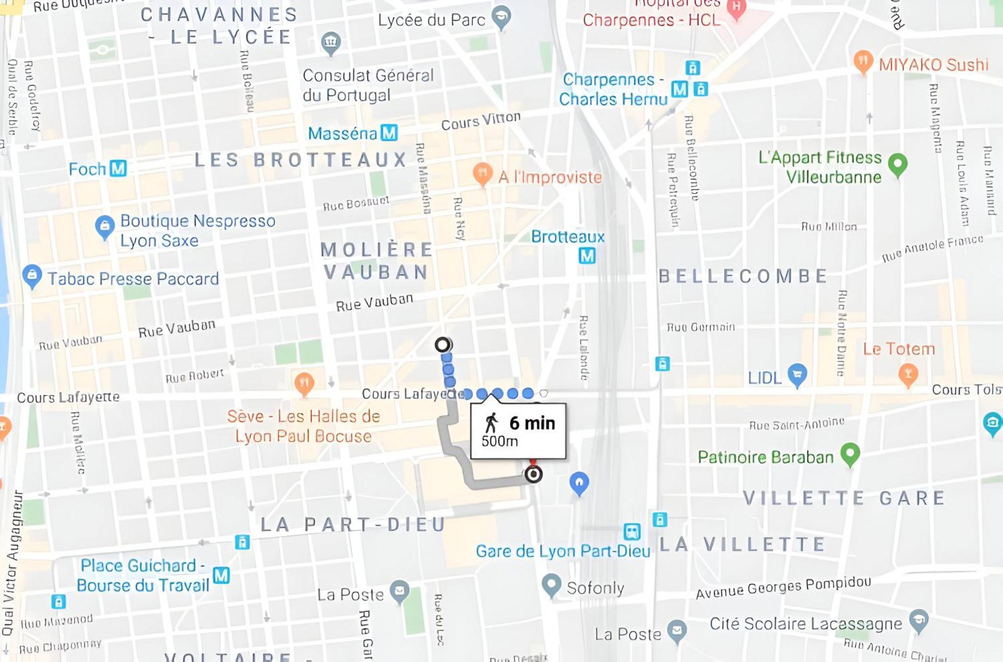 Brotteaux Lägenhet Lyon Exteriör bild